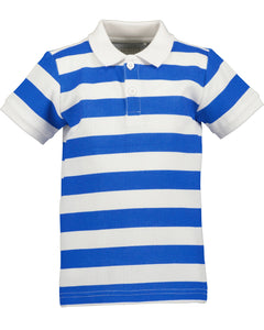 Blue Stripped Short Sleeved Shirt