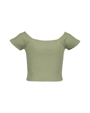 Load image into Gallery viewer, Green Star Crop Top
