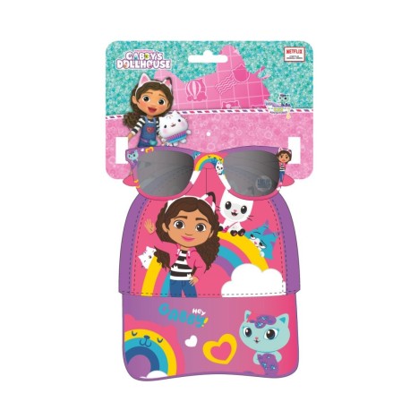 Gabby's Dollhouse Cap & Sunglasses Set
