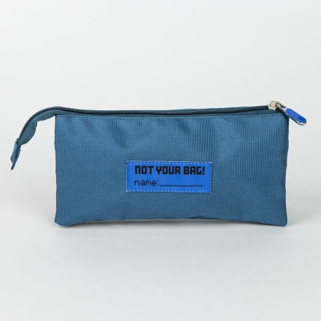 3 compartment Sonic pencil case