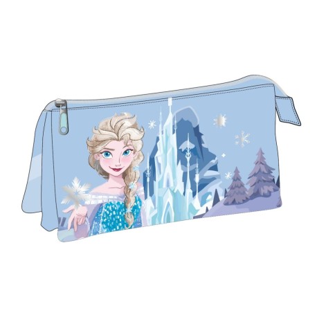 3 compartment Frozen Pencil Case