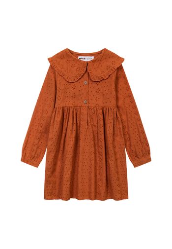 Rusty Embroidery Lined Dress