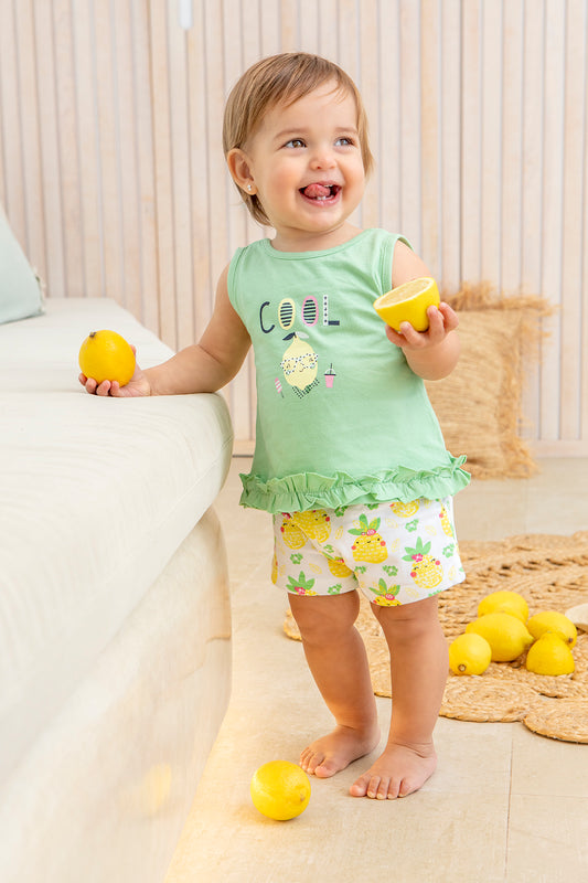 Cool Lemonade 2 pc set with headband