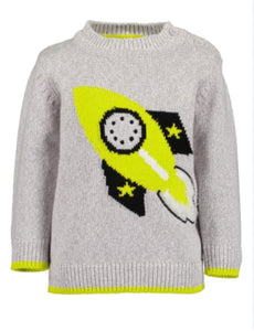 Grey knitted rocket sweater