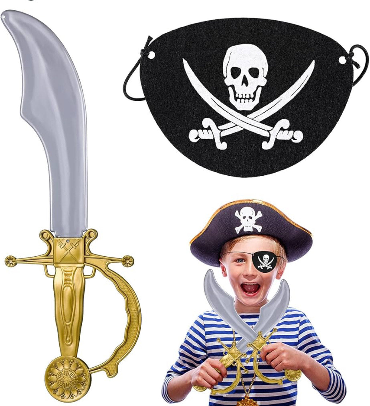 Sword and eye patch