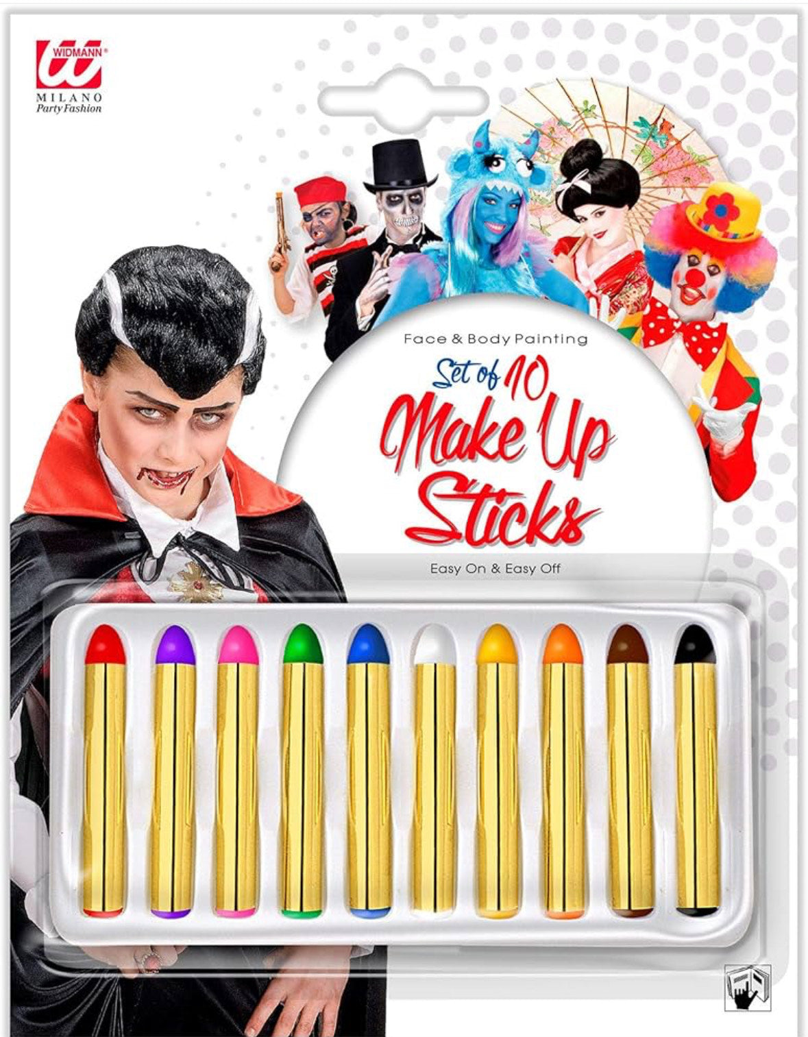 Makeup sticks (set of 10)