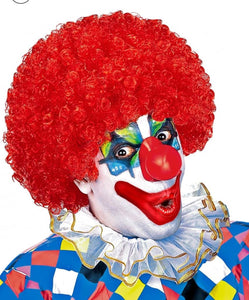 Red clown wig
