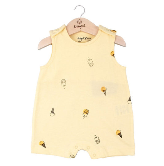 Yellow ice-cream romper