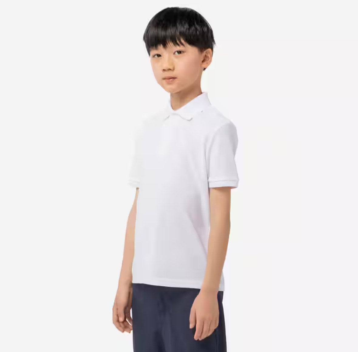White polo shirt