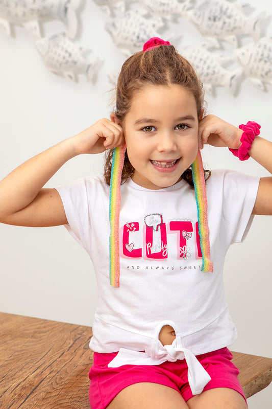 Cute & Always Sweet 2 pc set with scrunchie