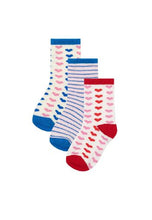 Load image into Gallery viewer, Girls Socks stripes 3 pack
