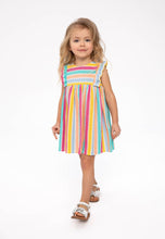 Load image into Gallery viewer, Striped colourful dress
