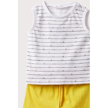 Sailboat Tank-Top & Shorts Set