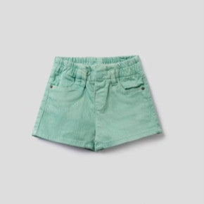 Mint Green Jean Shorts