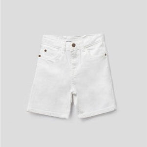 White Formal Shorts
