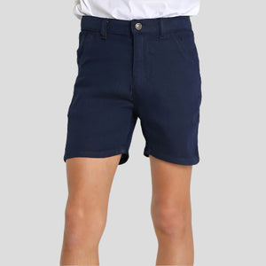 Navy Blue Formal Shorts