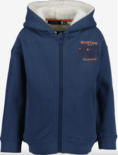 Load image into Gallery viewer, Navy Blue/Green mountain adventure hoodie
