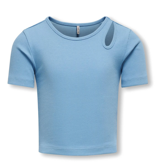 Blue Crop-Top