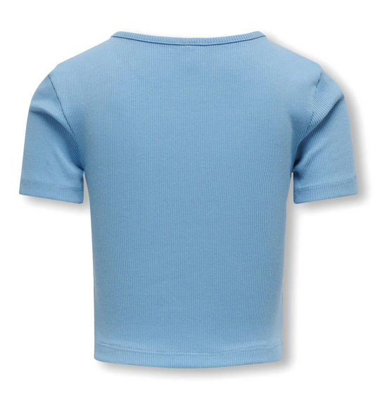 Blue Crop-Top
