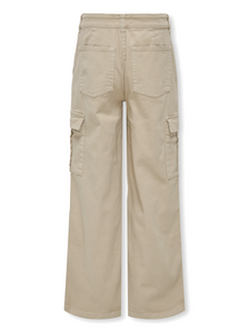Beige Cargo Pants
