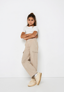 Beige Cargo Pants