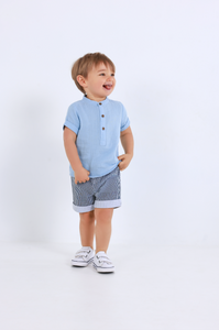 Short sleeve Light Blue Shirt