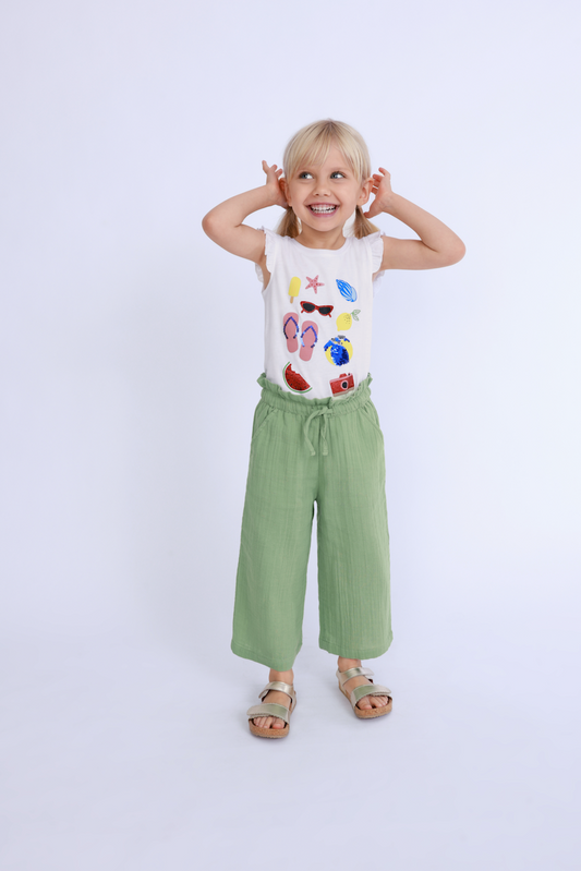 Green pants