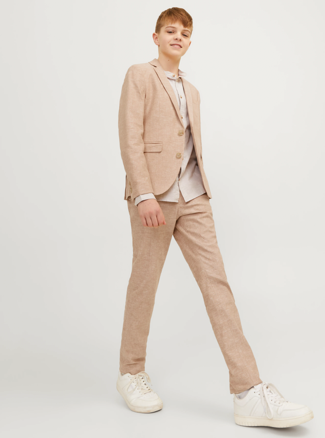 Jack & Jones Beige Suit for Kids | Stylish Boys' Formal Wear