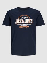 Load image into Gallery viewer, Jack &amp; Jones Navy T-Shirt
