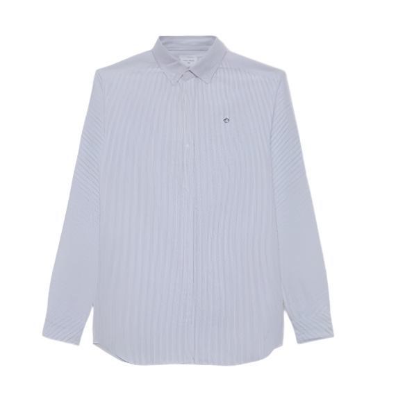 Blue Striped Polo Shirt