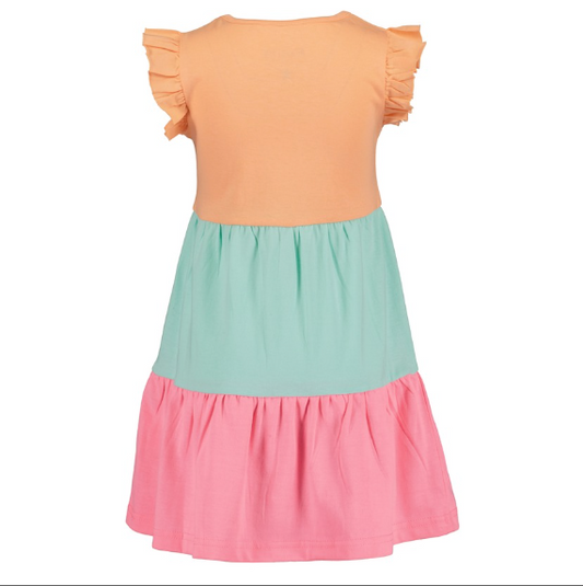 Orange, Mint & Pink Unicorn Dress
