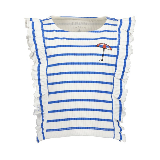 Sleeveless Striped T-Shirt