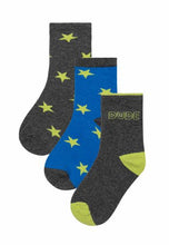 Load image into Gallery viewer, Boys Socks Stars 3 pack
