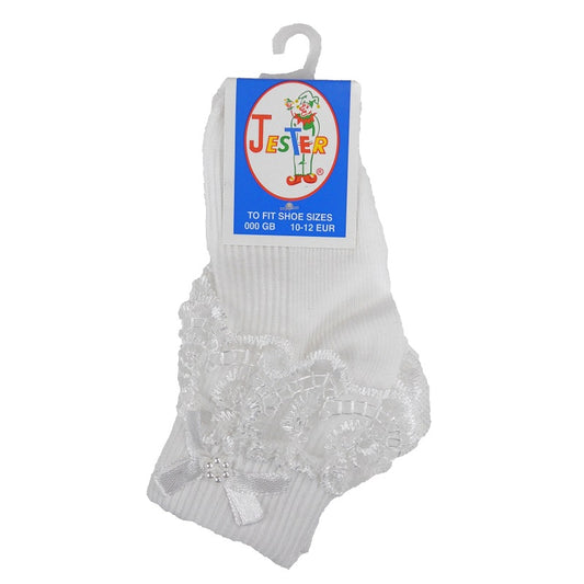 Socks with frill