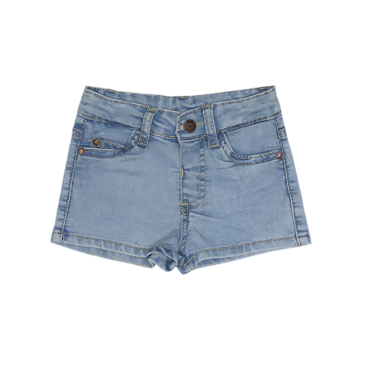 Light denim shorts