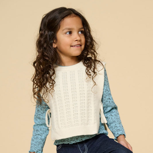 Cream Knitted Vest
