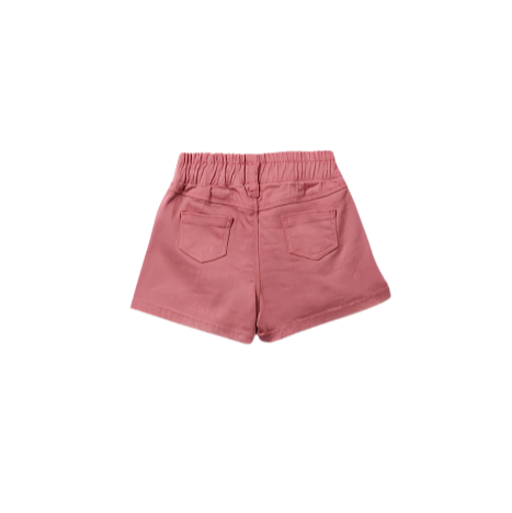 Pink jean shorts