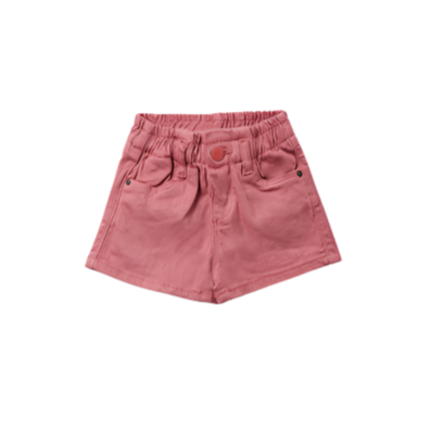 Pink jean shorts