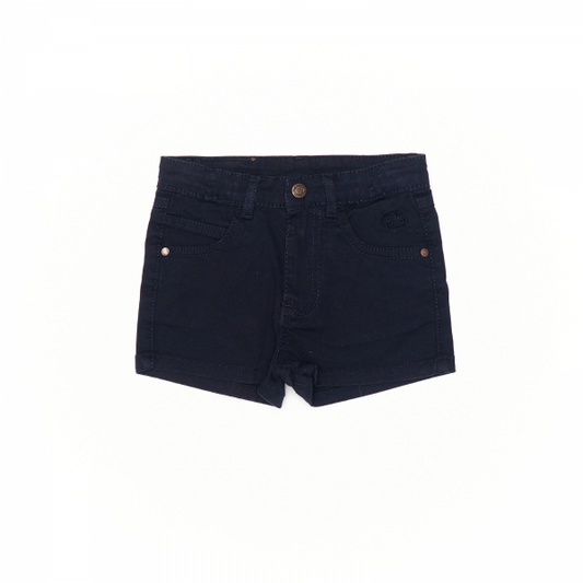 Navy jean shorts