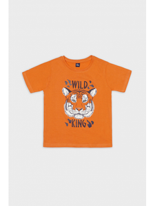 Orange tiger king t-shirt
