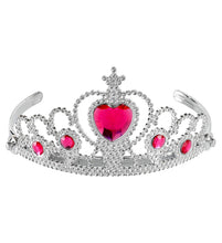Load image into Gallery viewer, Silver Tiara with Gems
