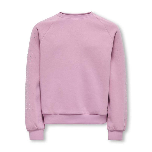 Pink Sweater with Rhinestones