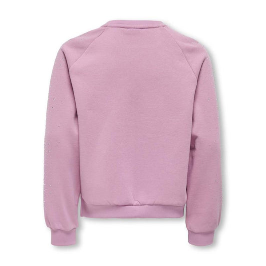Pink Sweater with Rhinestones