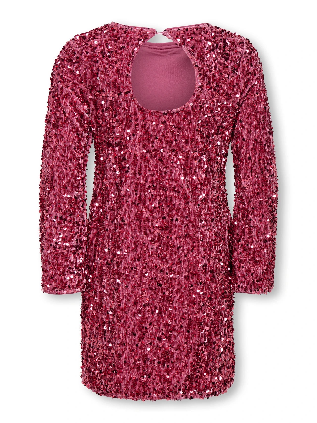 Long Sleeve Sequin Dress