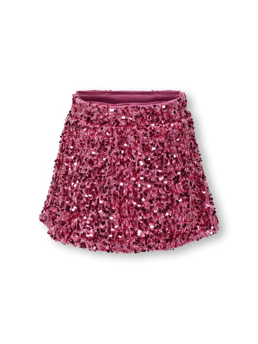 Pink Sequin Skirt