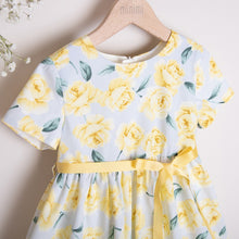 Load image into Gallery viewer, Yellow roses dress
