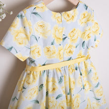 Load image into Gallery viewer, Yellow roses dress
