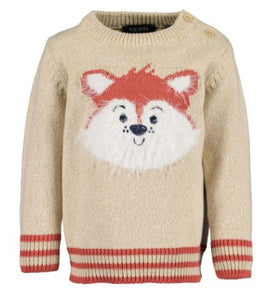 Fox knitted jumper