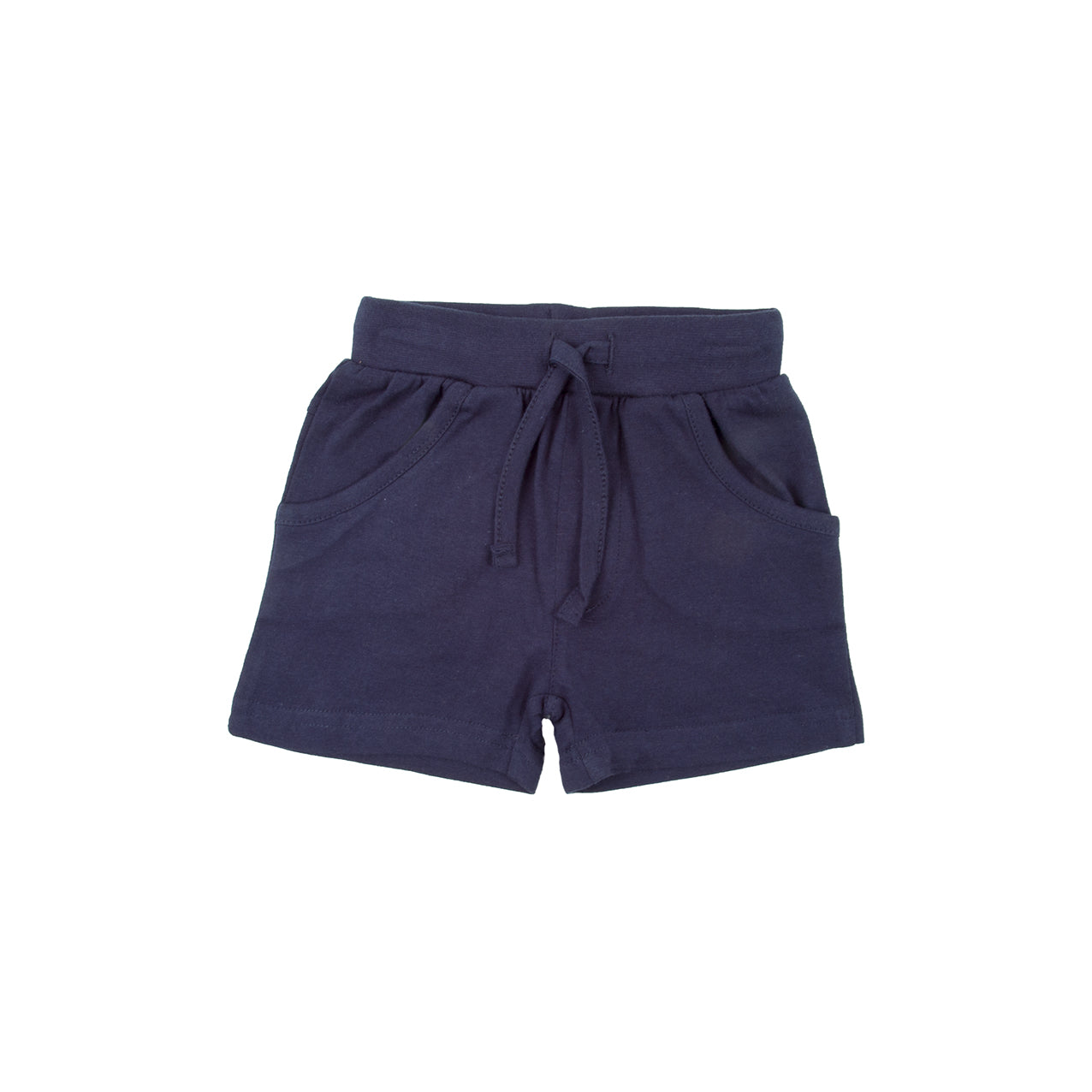 Navy blue cotton shorts