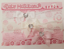 Load image into Gallery viewer, Headbands (Pkt of 3 - lace/ribbon)
